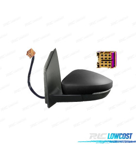 ESPEJO COMPLETO IZQUIERDO VOLKSWAGEN VW POLO 09-17 ELÉCTRICO