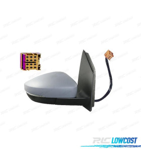ESPEJO COMPLETO DERECHO VOLKSWAGEN VW POLO 09-17 ELÉCTRICO IMPRIMADO