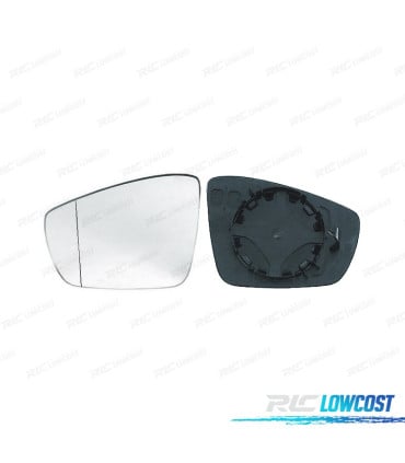 CRISTAL ESPEJO + BASE IZQUIERDO VOLKSWAGEN VW POLO 09-17