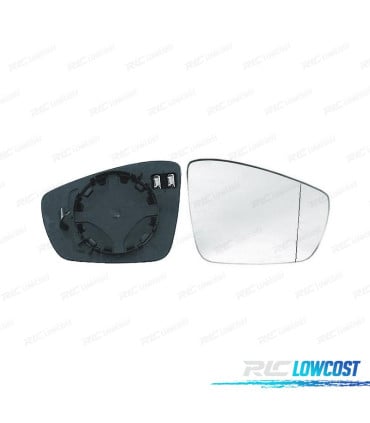 CRISTAL ESPEJO + BASE DERECHO VOLKSWAGEN VW POLO 09-17