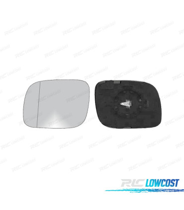 CRISTAL ESPEJO + BASE IZQUIERDO VOLKSWAGEN VW TOUAREG 03-07