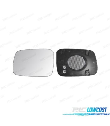 CRISTAL ESPEJO + BASE IZQUIERDO VOLKSWAGEN VW TRANSPORTER T4 90-03 TERMICO