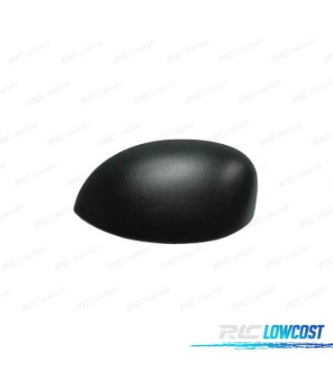 CARCASA ESPEJO DERECHO PEUGEOT 206 98-09 NEGRO