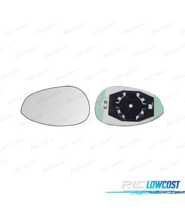 CRISTAL ESPEJO BASE IZQUIERDO FIAT LINEA 07- CONVEXO TERMICO