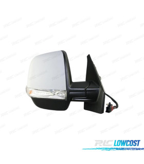 ESPEJO COMPLETO DERECHO OPEL COMBO 12-17 PUNTO CIEGO IMPRIMADO