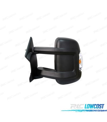 ESPEJO COMPLETO IZQUIERDO PEUGEOT BOXER 06- BRAZO LARGO CONVEXO
