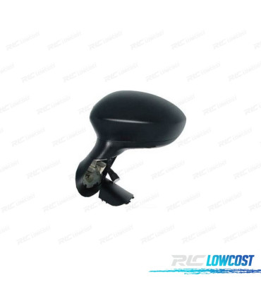 ESPEJO COMPLETO IZQUIERDO FIAT LINEA 07- CONVEXO NEGRO