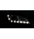 FAROS PARA OPEL TIGRA 95-03 LUZ DIURNA LED FONDO CROMO