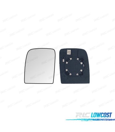 CRISTAL ESPEJO BASE IZQUIERDO CITROEN JUMPY 06-15 SUPERIOR TERMICO