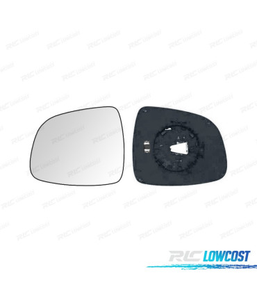 CRISTAL ESPEJO BASE IZQUIERDO FIAT SEDICI 06-12 CONVEXO TERMICO