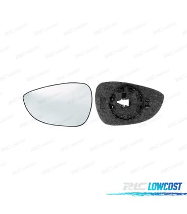 CRISTAL ESPEJO BASE IZQUIERDO FORD FIESTA 08-16 CONVEXO