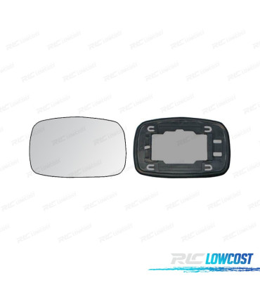 CRISTAL ESPEJO + BASE IZQUIERDO MAZDA 121 96-99