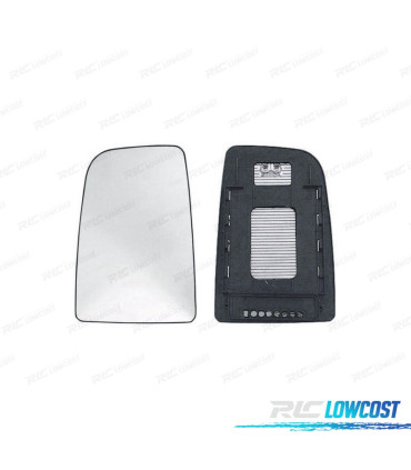 CRISTAL ESPEJO BASE IZQUIERDO VOLKSWAGEN VW CRAFTER 06-16 TERMICO SOPORTE CUADRADO