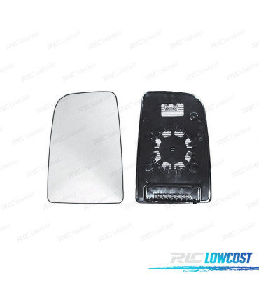 CRISTAL ESPEJO BASE IZQUIERDO VOLKSWAGEN VW CRAFTER 06-16 TERMICO SOPORTE REDONDO