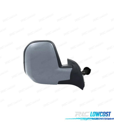 ESPEJO COMPLETO DERECHO PEUGEOT PARTNER 08-12 IMPRIMADO