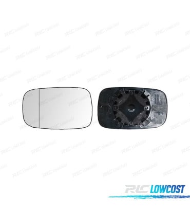 CRISTAL ESPEJO BASE REVERSIBLE IZQUIERDO / DERECHO RENAULT MEGANE II 03-08 CONVEXO