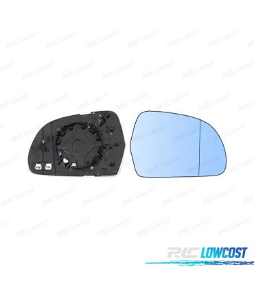 CRISTAL ESPEJO BASE DERECHO SKODA SUPERB 08-15 AZUL