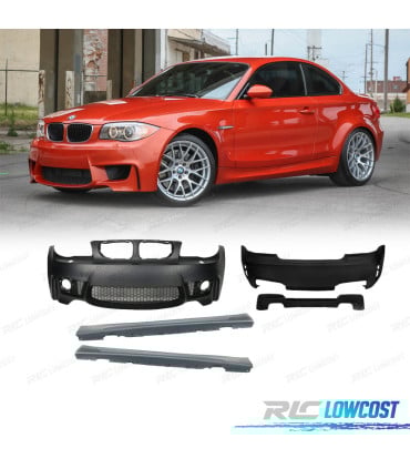 KIT CARROCERIA BMW E82 E88 04-12 LOOK 1M CON PDC