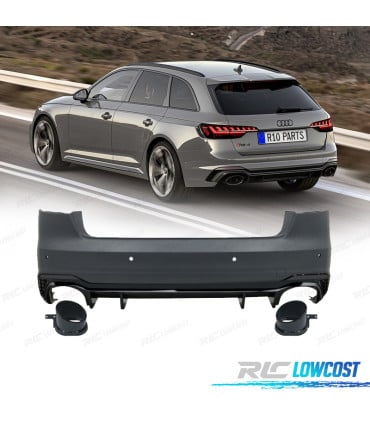 PARAGOLPES TRASERO AUDI A4 17-20 LOOK RS4
