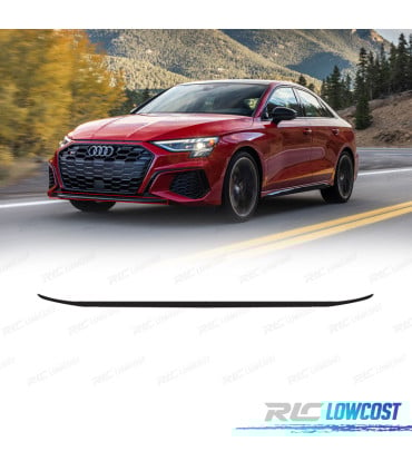 SPOILER LIP AUDI A3 8Y 21- LOOK S3 NEGRO BRILLO