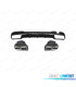 DIFUSOR MERCEDES CLASE E W212 14-15 LOOK AMG + COLAS DE ESCAPE CROMO