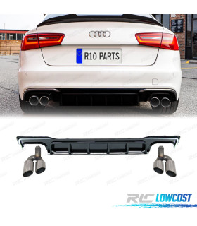 DIFUSOR AUDI A7 19-23 LOOK S7 NEGRO BRILLO