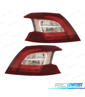 PILOTOS LED PARA PEUGEOT 308 II 13-17 BLANCO ROJO