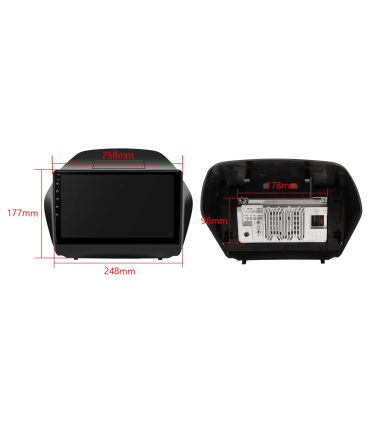RADIO GPS ANDROID 13 PARA HYUNDAI IX35 09-15