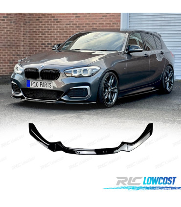 SPOILER LIP BMW F20 15-19 NEGRO BRILLO