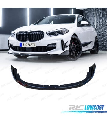 SPOILER LIP BMW F40 HATCHBACK 19-22 LOOK M NEGRO BRILLO