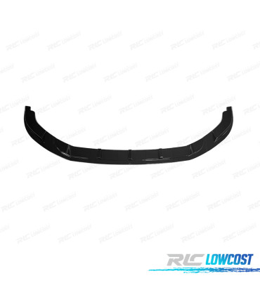 SPOILER LIP VOLKSWAGEN VW TRANSPORTER T6 15-19 NEGRO BRILLO