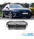 PARRILLA AUDI A4 B9 20- LOOK S LINE NEGRO CROMO