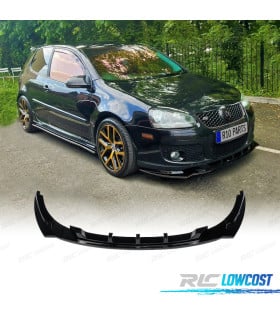 SPOILER LIP VOLKSWAGEN VW GOLF 5 GTI 03-08 NEGRO BRILLO