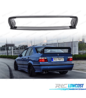 ALERON SPOILER BMW E36 90-99 NEGRO BRILLO LOOK M3 GT