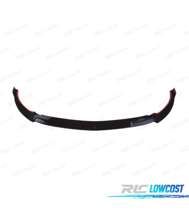 LIP SPOILER FRONTAL MERCEDES CLASE E W213 21- LOOK AMG NEGRO BRILLO