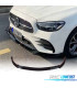 LIP SPOILER FRONTAL MERCEDES CLASE E W213 21- LOOK AMG NEGRO BRILLO