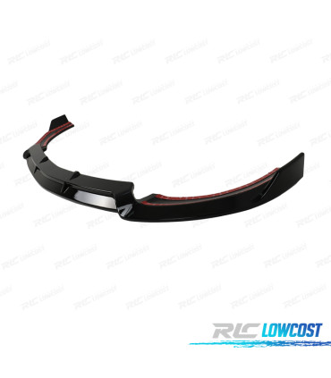 LIP SPOILER FRONTAL MERCEDES CLASE E W213 16-20 LOOK SPORT NEGRO BRILLO