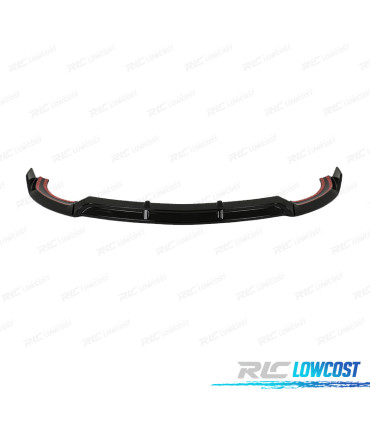 LIP SPOILER FRONTAL MERCEDES CLASE E W213 16-20 LOOK SPORT NEGRO BRILLO