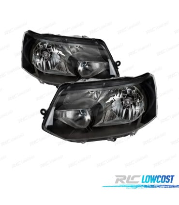FAROS PARA VOLKSWAGEN VW T5 10-15 NEGRO