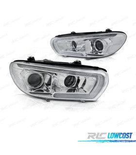 FAROS XENON PARA VOLKSWAGEN VW SCIROCCO 08-14 LED CROMO