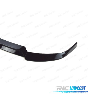 SPOILER LIP MERCEDES CLASE C W205 14-18 LOOK AMG NEGRO BRILLO
