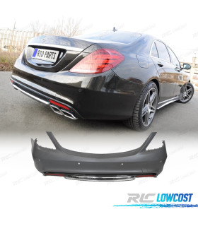 PARAGOLPES TRASERO MERCEDES CLASE S W222 13-17 LOOK S65 PDC