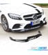 SPOILER LIP MERCEDES CLASE C W205 18-21 LOOK AMG NEGRO BRILLO