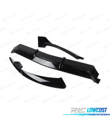 SPOILER LIP MERCEDES CLASE C W205 18-21 LOOK AMG NEGRO BRILLO