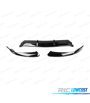SPOILER LIP MERCEDES CLASE C W205 18-21 LOOK AMG NEGRO BRILLO