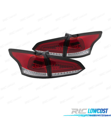 PILOTOS PARA FORD FOCUS MK3 SW 11-18 LED ROJO BLANCO