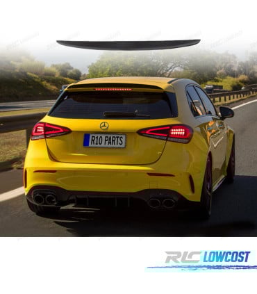 ALERON DE TECHO MERCEDES CLASE A W177 18-22 LOOK AMG A45 NEGRO BRILLO