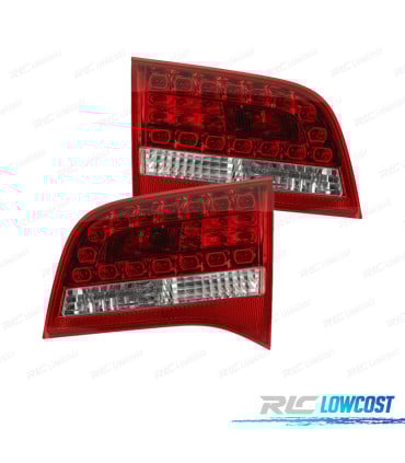 PILOTOS AUDI A6 AVANT RESTYLING 08-10 LED BLANCO ROJO