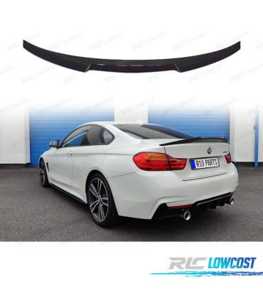 ALERON SPOILER BMW F32 COUPE 13-20 LOOK M4 NEGRO BRILLO