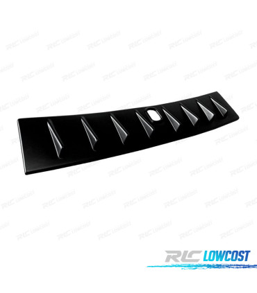 ALERON DE TECHO MITSUBISHI LANCER MK8 07-15 LOOK MR NEGRO BRILLO